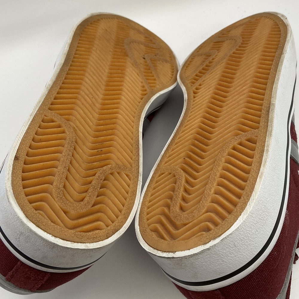 Adidas Campus Vulc Burgundy Maroon Grey Suede Canvas Skate Shoes Mens 8.5 F37365 - Picture 8 of 8